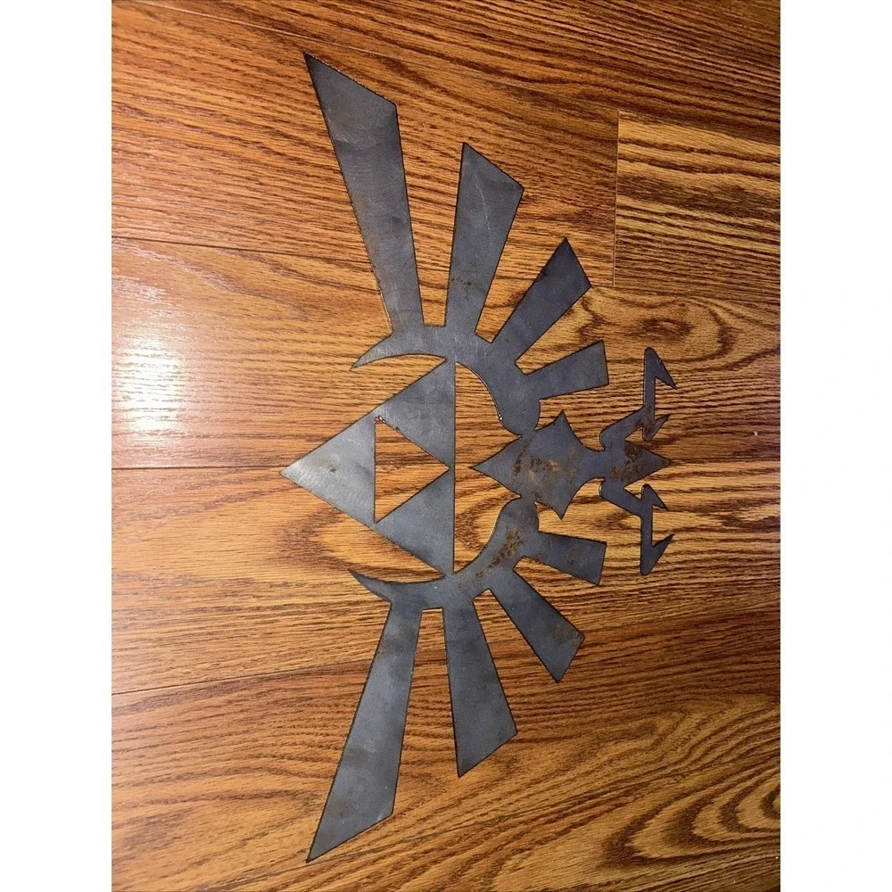 The Legends Of Zelda Tri‎ Force Princess Nintendo Large Metal Wall Hanging